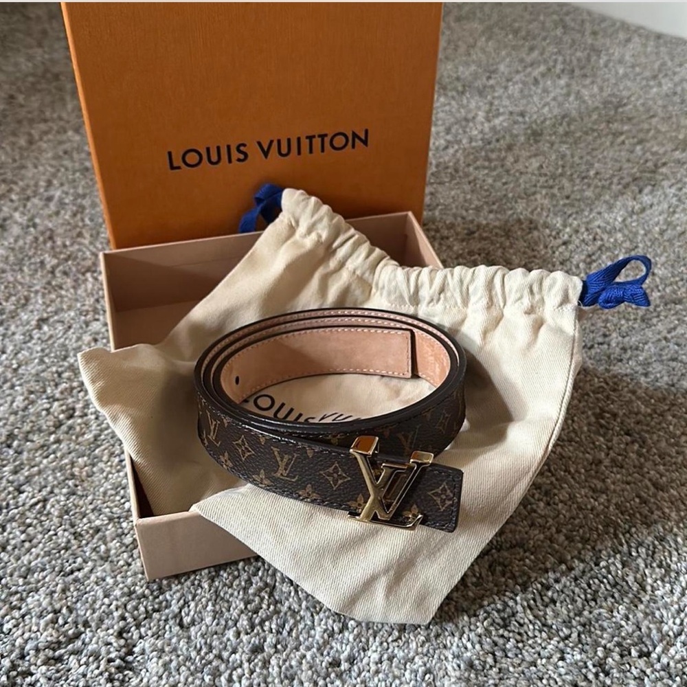 LOUIS VUITTON Mini Monogram 25mm belt